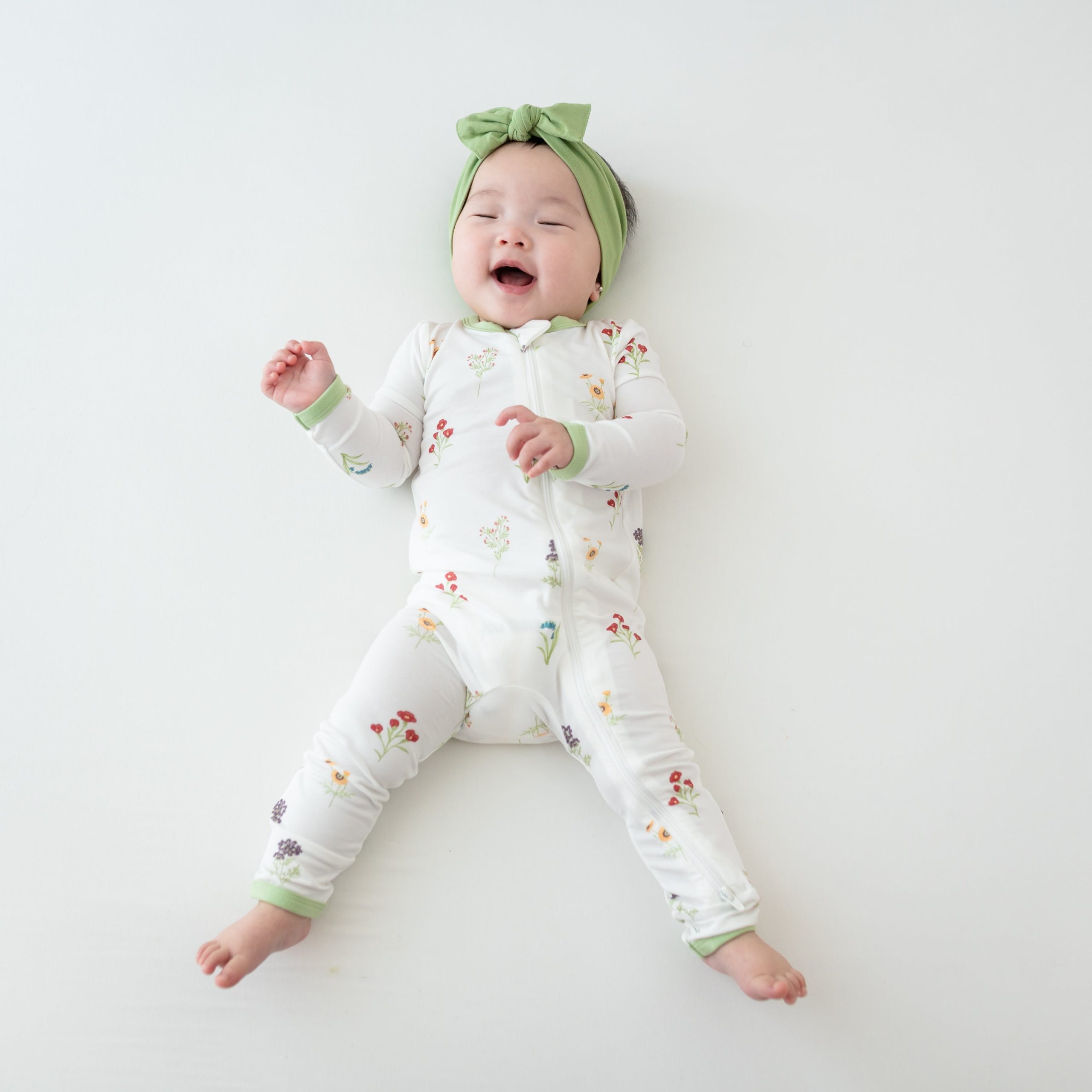 Zippered Romper in Wildflower - Image 4