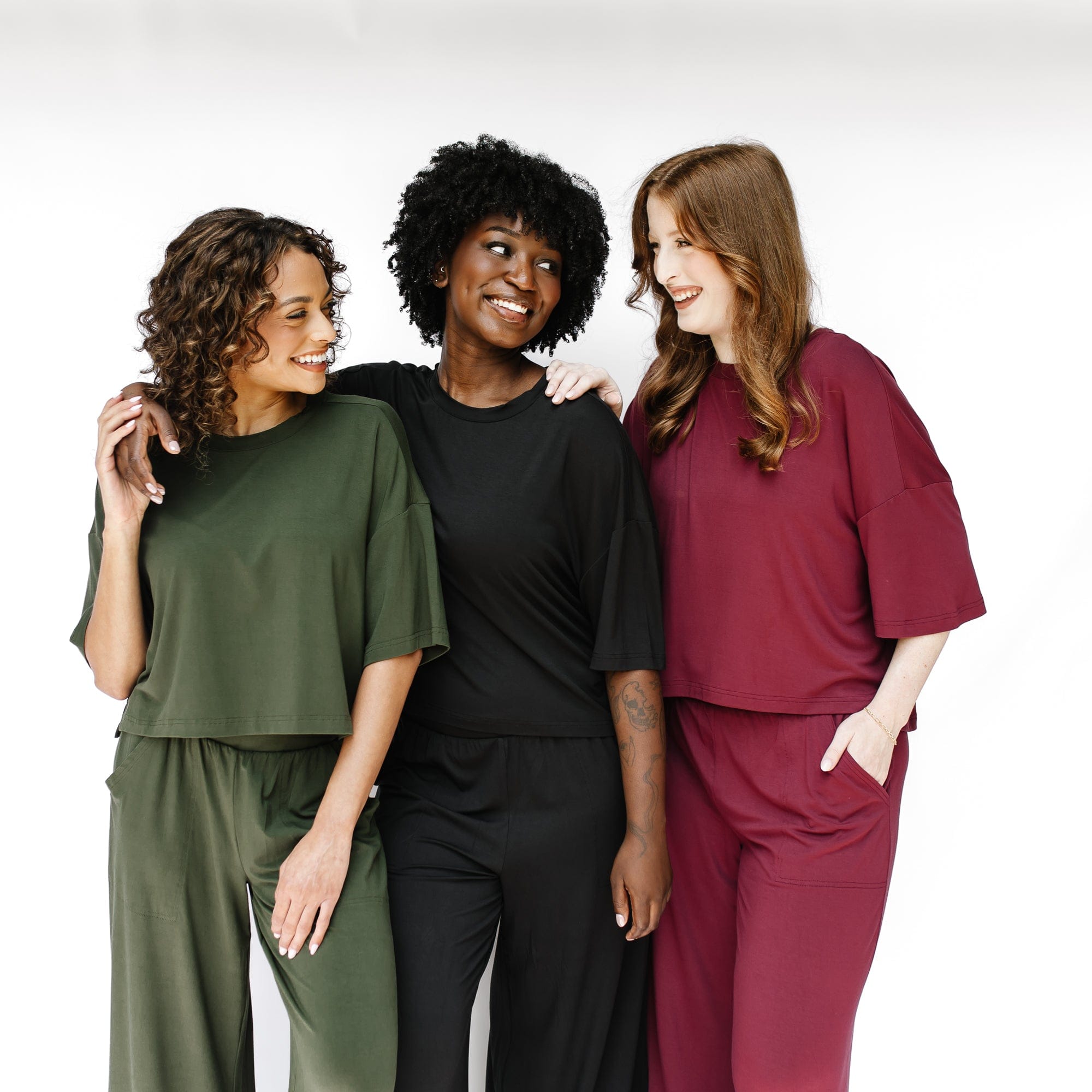 Women's Short Sleeve Tee in Fir - Image 6