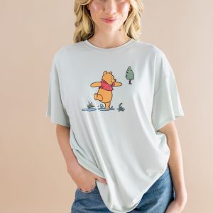 Women's Graphic Tee in Winnie the Pooh on Dew