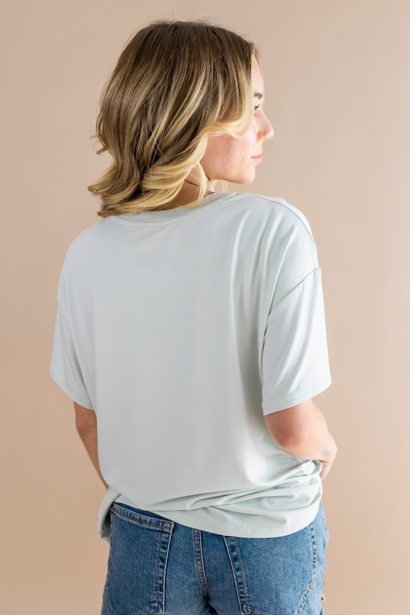Women's Graphic Tee in Winnie the Pooh on Dew - Image 4