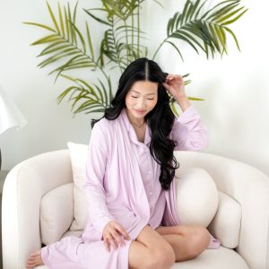 Women's Lounge Robe in Thistle