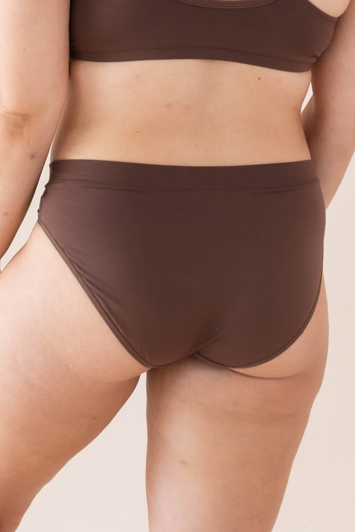 Women's Midi Brief in Toffee