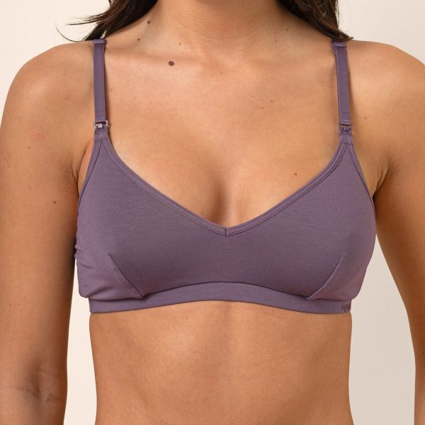 Women's Nursing Bra in Currant