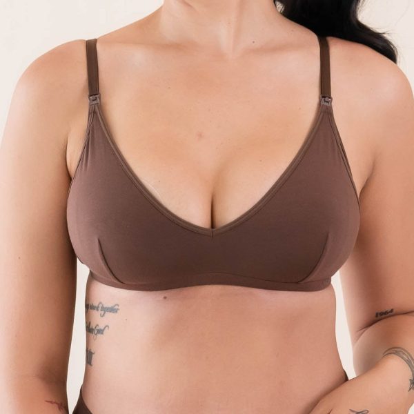 Women's Nursing Bra in Toffee