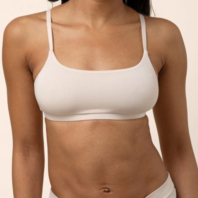 Women's Scoop Neck Bralette in Blonde