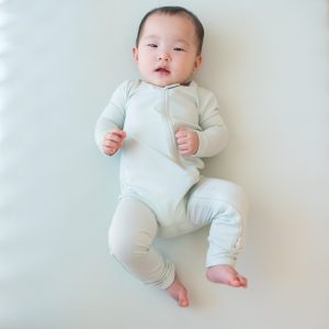 Zippered Romper in Dew