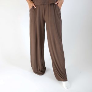 Women's Wide Leg Pant in Espresso
