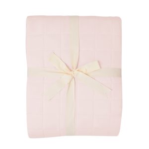Adult Quilted Blanket in Blush 2.5