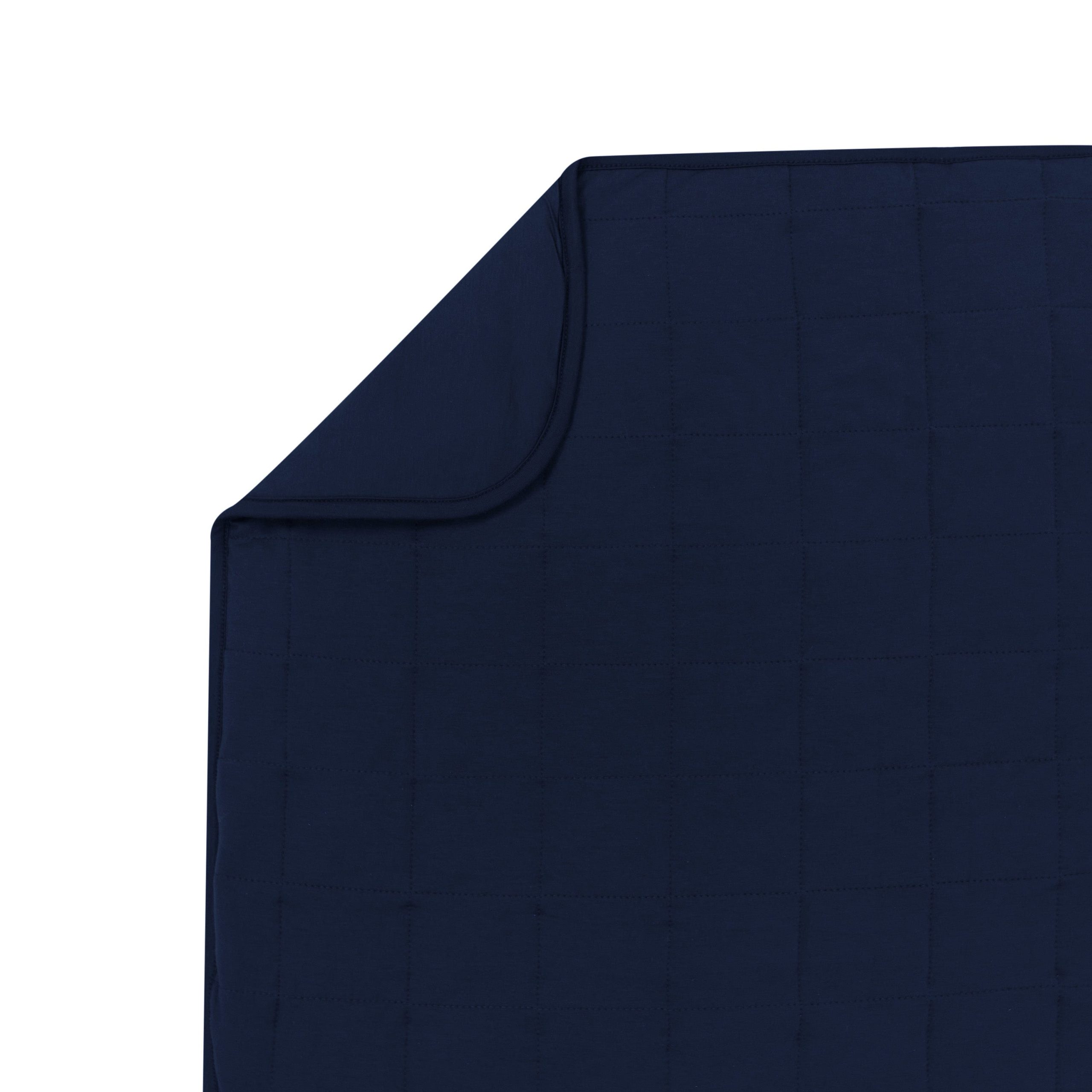 Adult Quilted Blanket in Navy 2.5 - Image 2