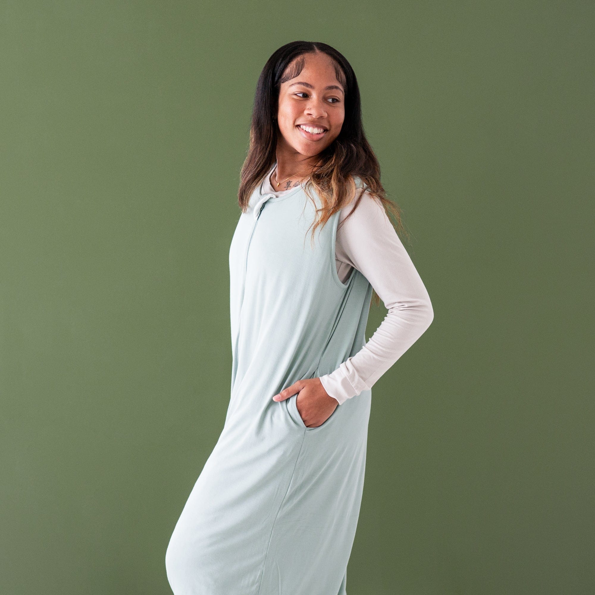 Adult Sleep Bag Walker in Sage - Image 3