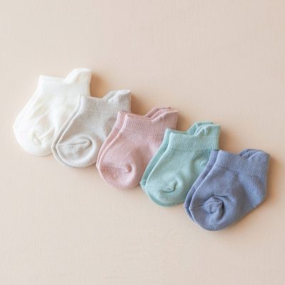 Ankle Socks Combo 5-Pack in Pastel