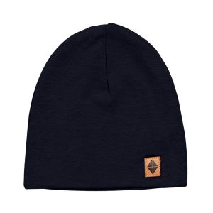 Bamboo Jersey Beanie in Midnight