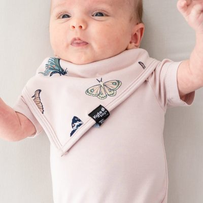Bib in Blush Butterfly