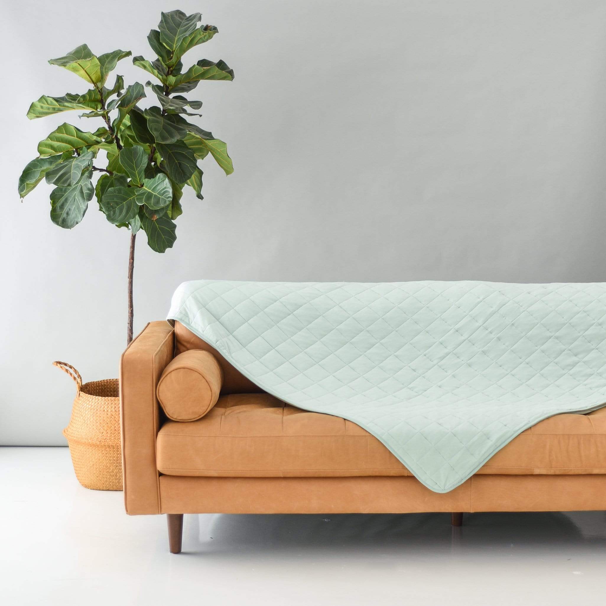 Adult Quilted Blanket in Sage 2.5 - Image 2
