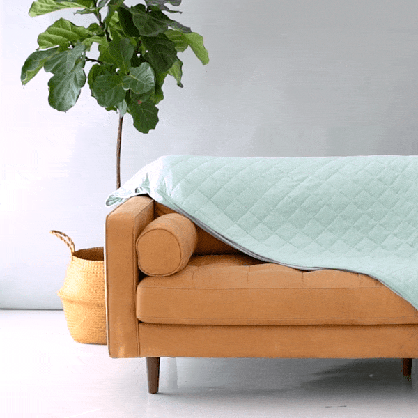 Adult Quilted Blanket in Sage 2.5 - Image 3
