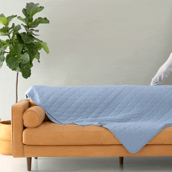 Adult Quilted Blanket in Slate 2.5 - Image 4
