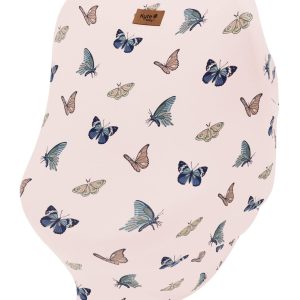 Car Seat Cover in Blush Butterfly