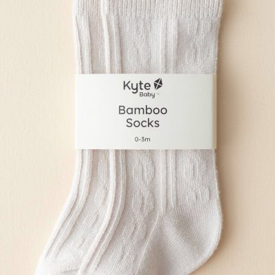 Knee High Socks in Oat