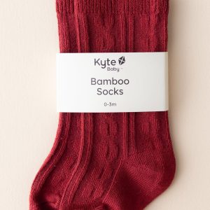 Knee High Socks in Ruby