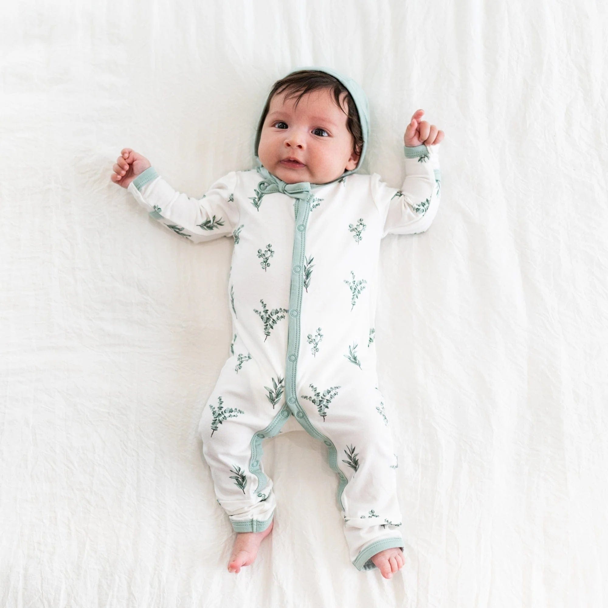 Baby Bonnet in Sage - Image 2