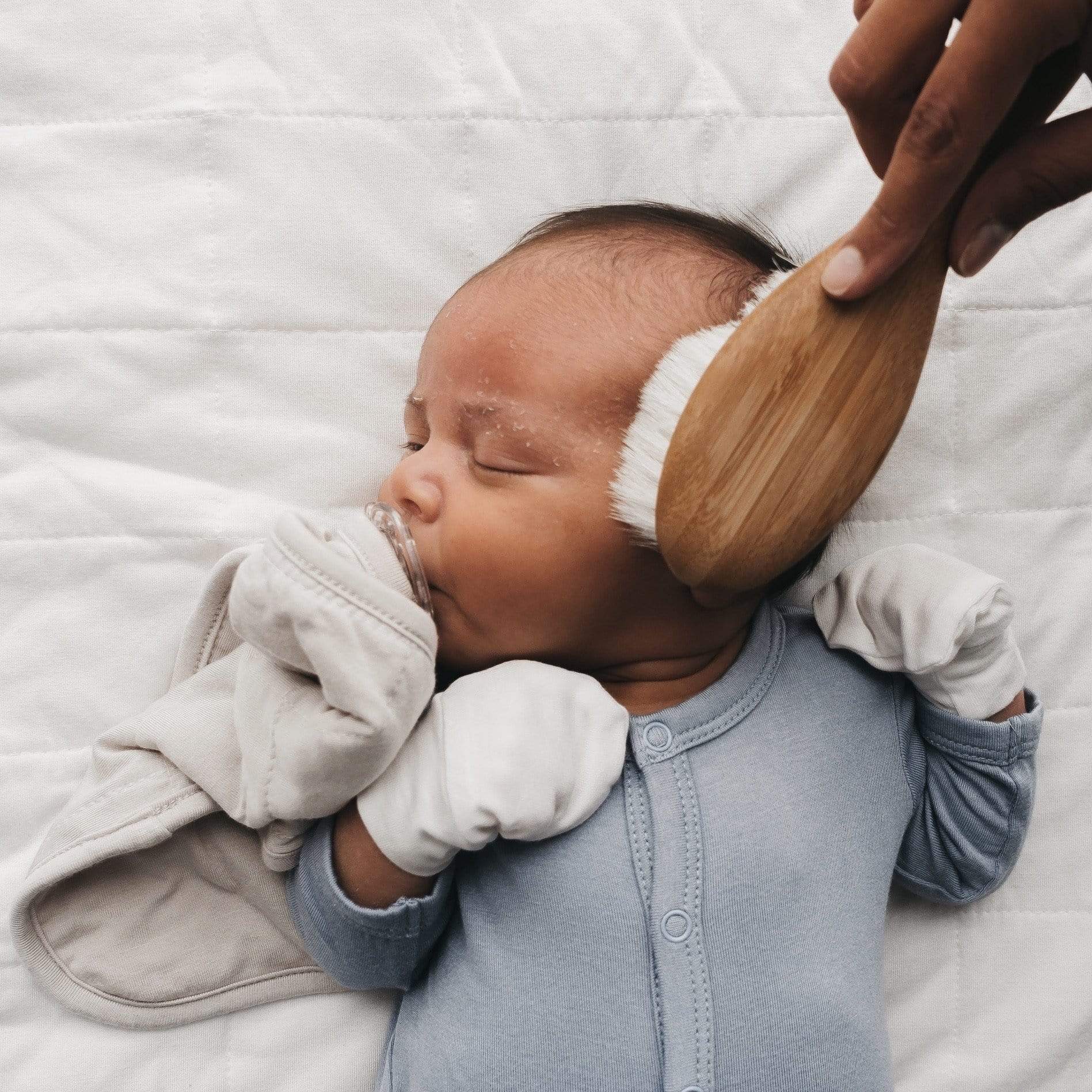 Lovey in Oat with Removable Wooden Teething Ring - Image 2
