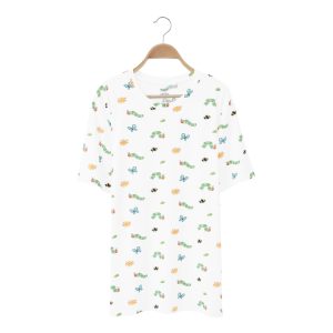 Men's Crew Neck Tee in The Very Hungry Caterpillar and Friends