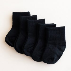Quarter Socks Combo 5-Pack in Midnight