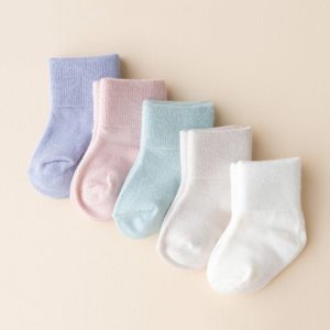 Quarter Socks Combo 5-Pack in Pastel