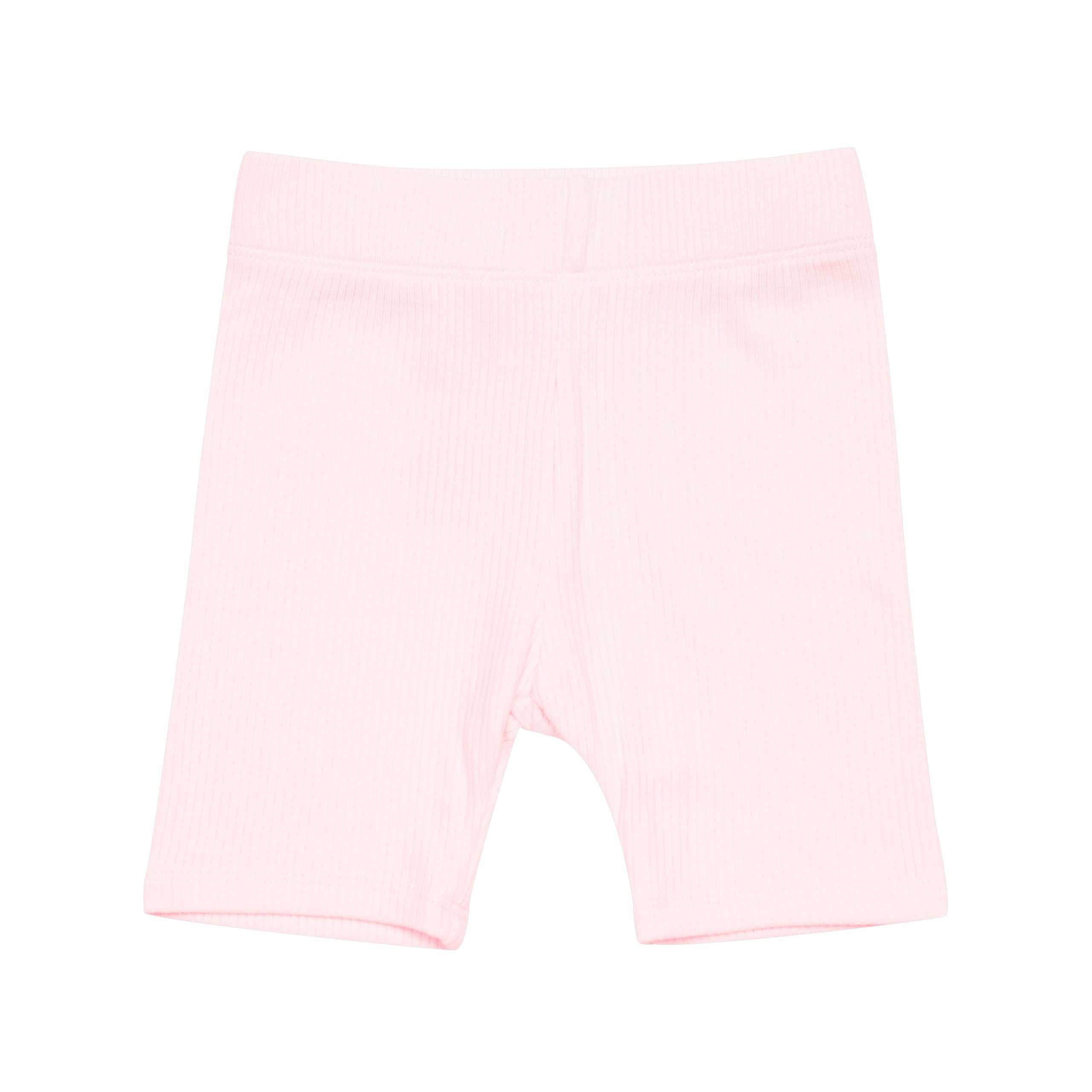 Ribbed Toddler Biker Shorts in Sakura - Image 2