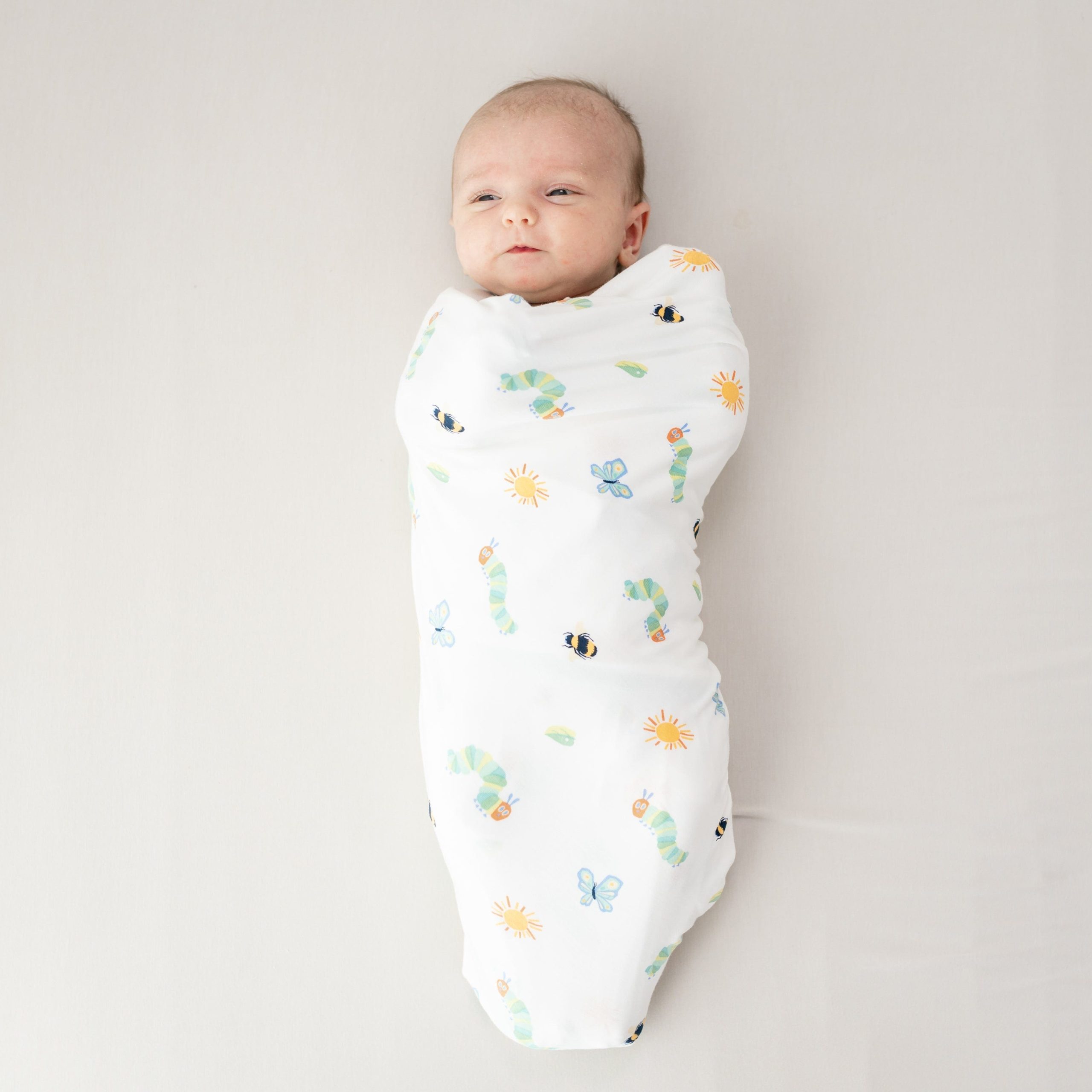 Swaddle Blanket in The Very Hungry Caterpillar and Friends - Image 2