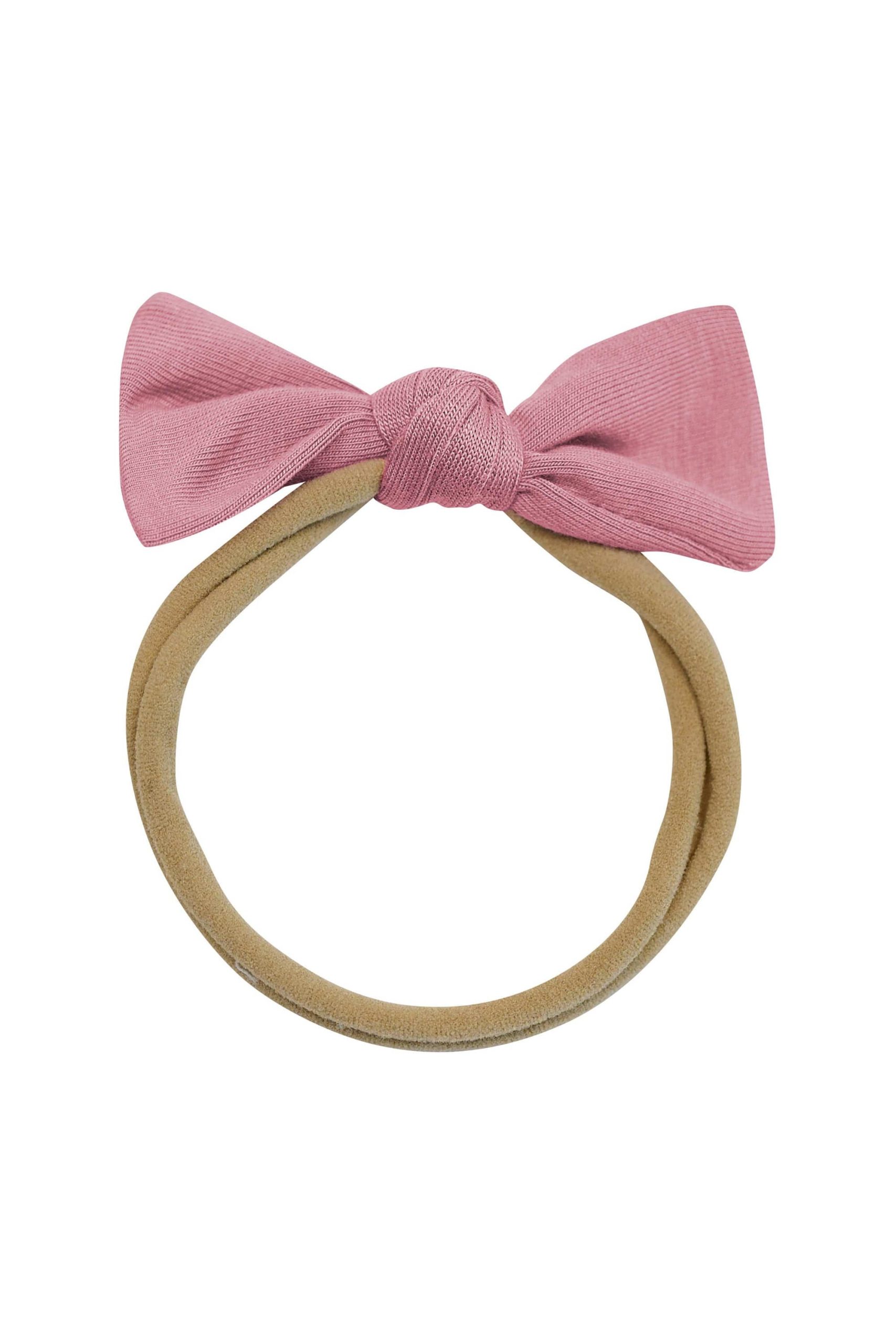 Tiny Nylon Bow in Apple Blossom - Image 2
