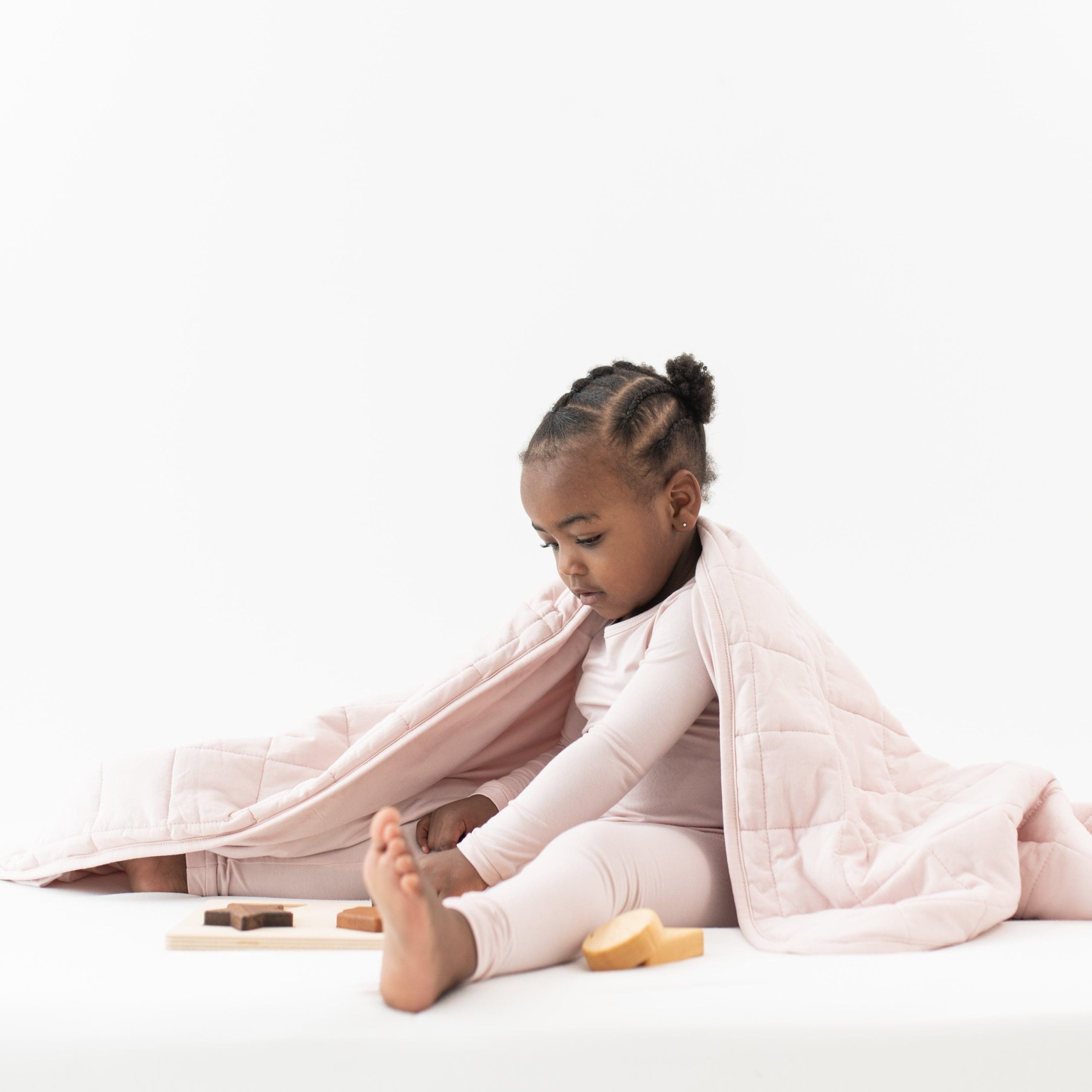 Toddler Blanket in Blush 2.5 - Image 3
