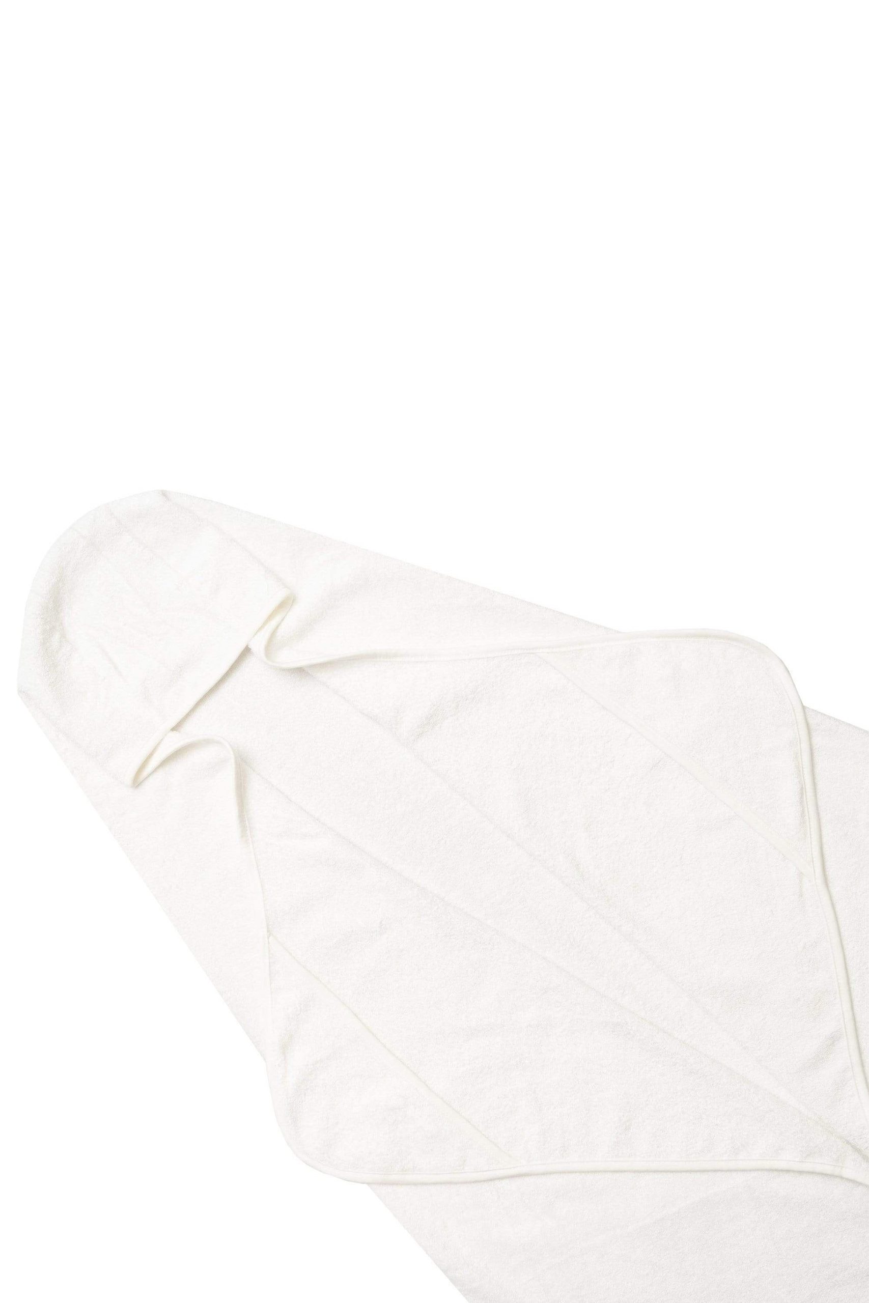 Toddler Hooded Bath Towel in Cloud - Image 3
