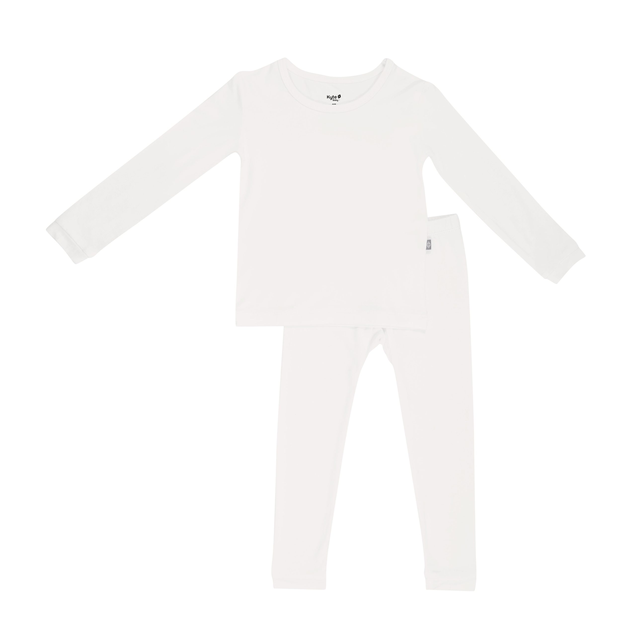 Long Sleeve Pajamas in Cloud - Image 3