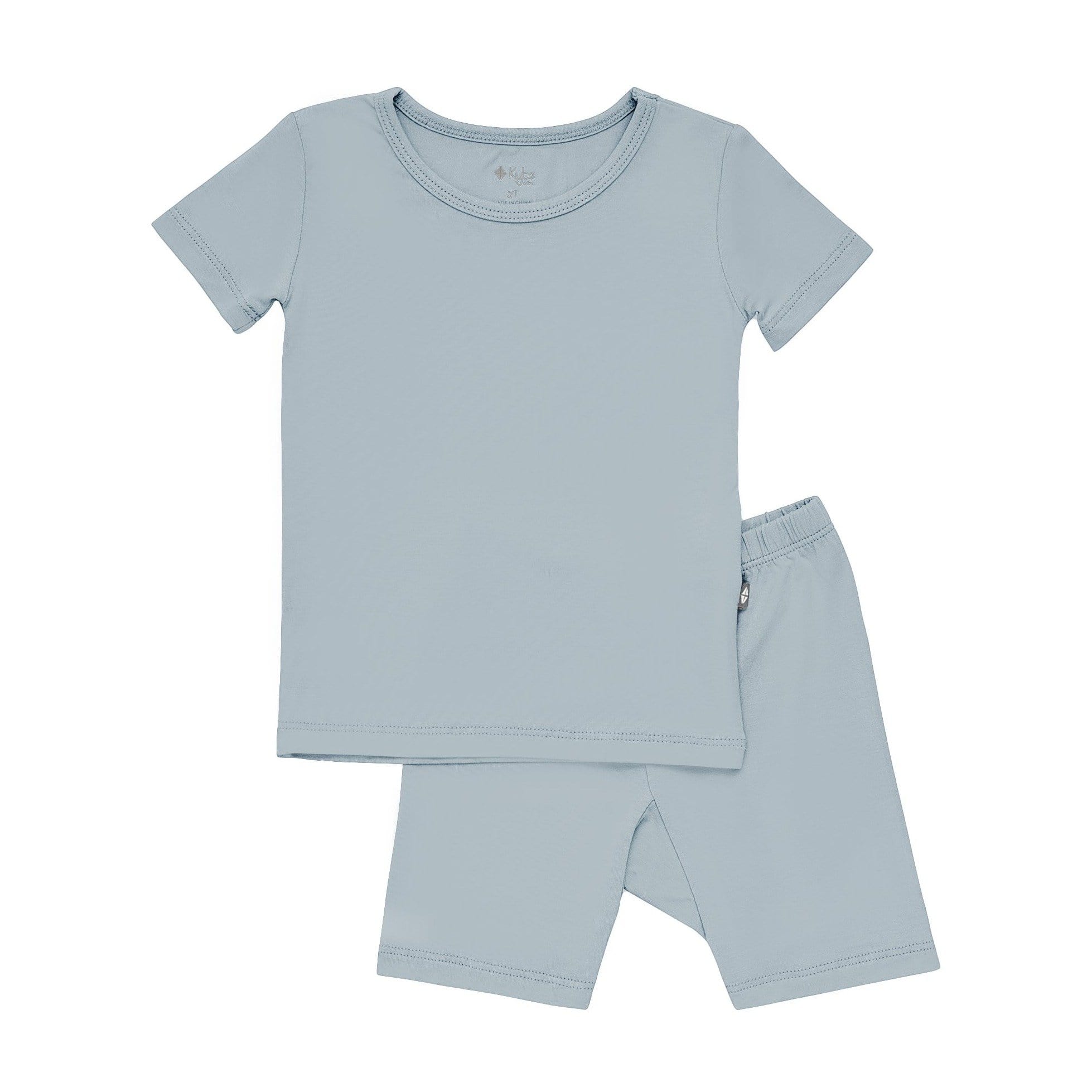 Short Sleeve Pajamas in Fog - Image 3