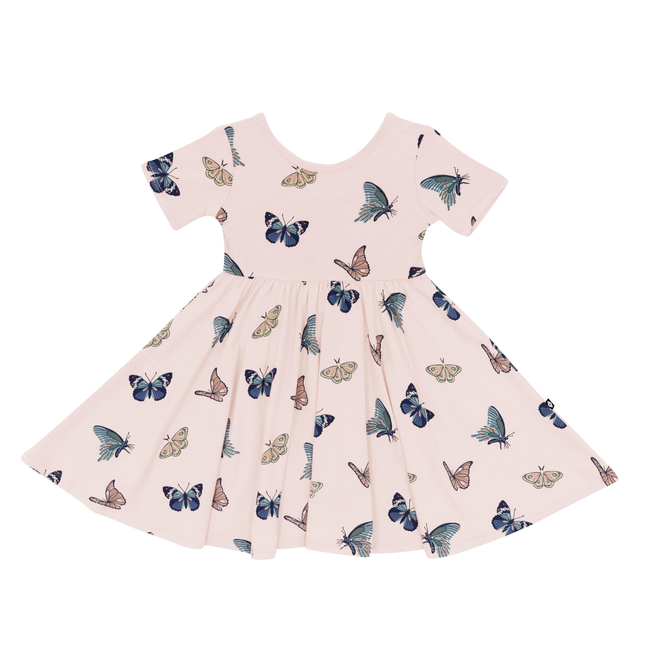 Twirl Dress in Blush Butterfly - Image 2