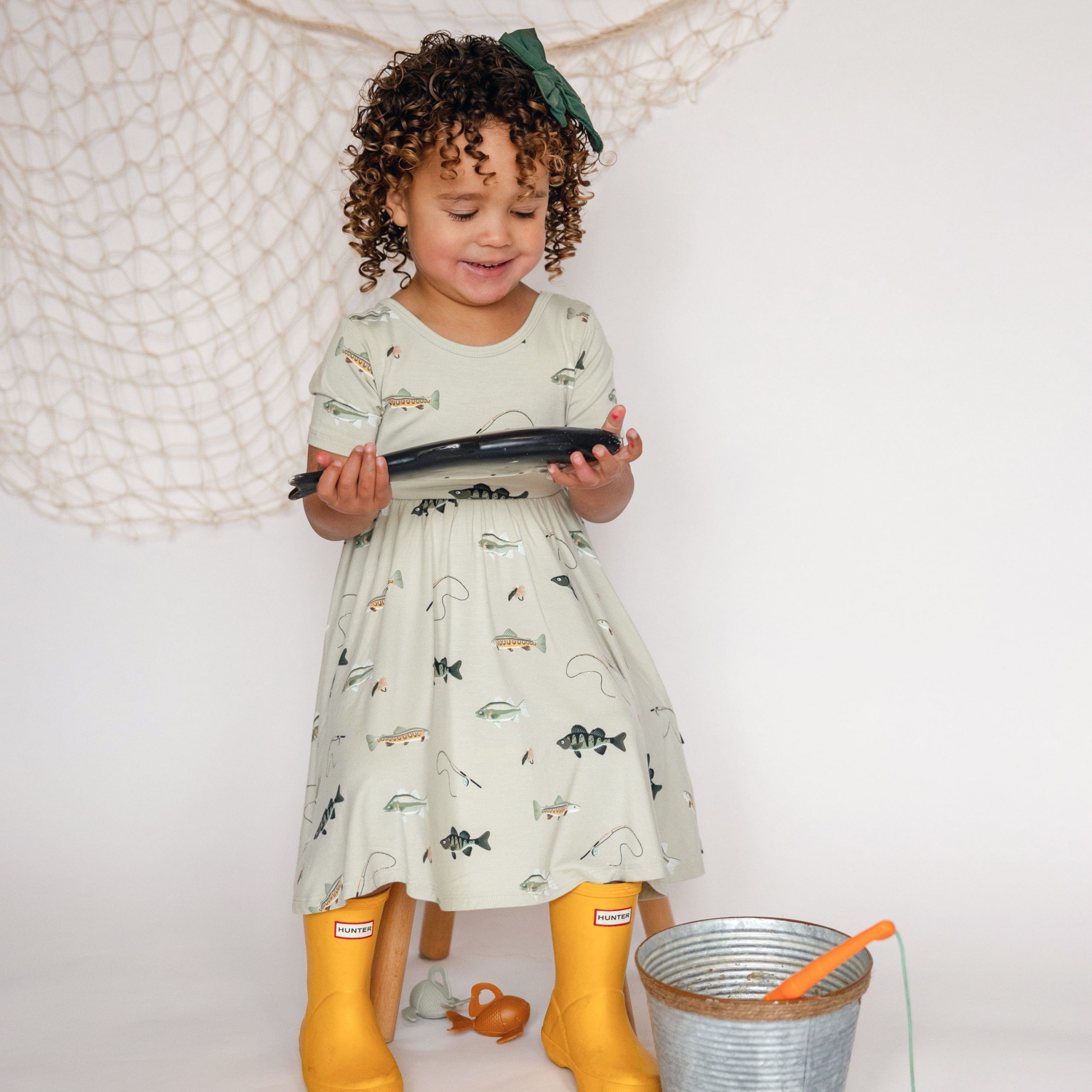 Twirl Dress in Fishing - Image 3