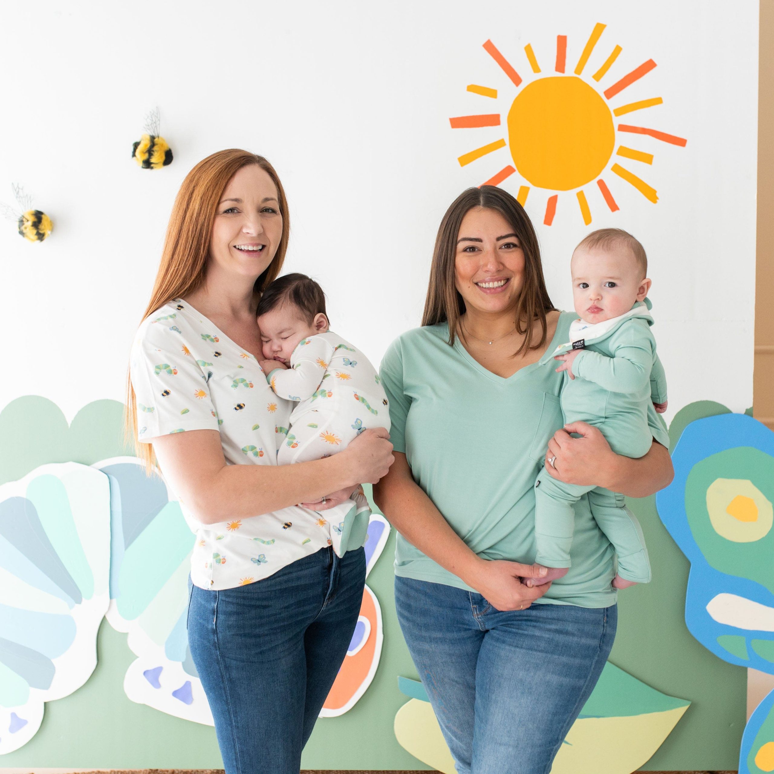 Womens Relaxed Fit V-Neck in The Very Hungry Caterpillar and Friends - Image 3