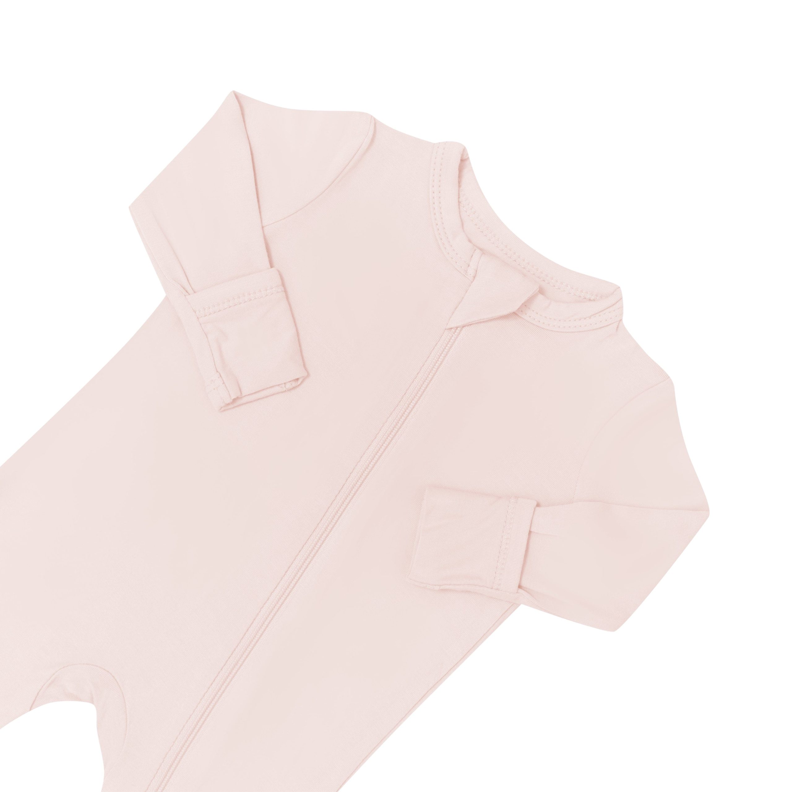 Zippered Romper in Blush - Image 7