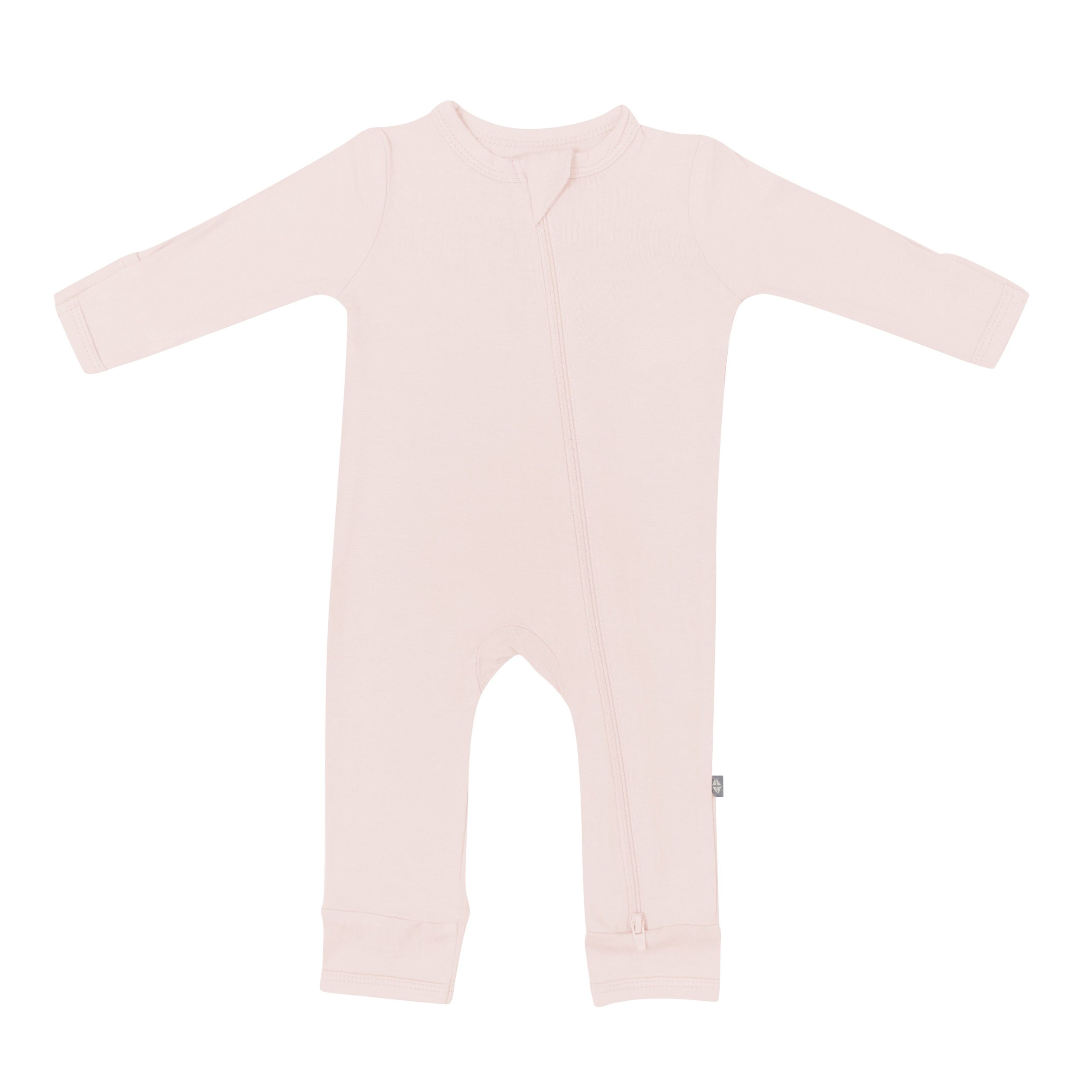Zippered Romper in Blush - Image 3