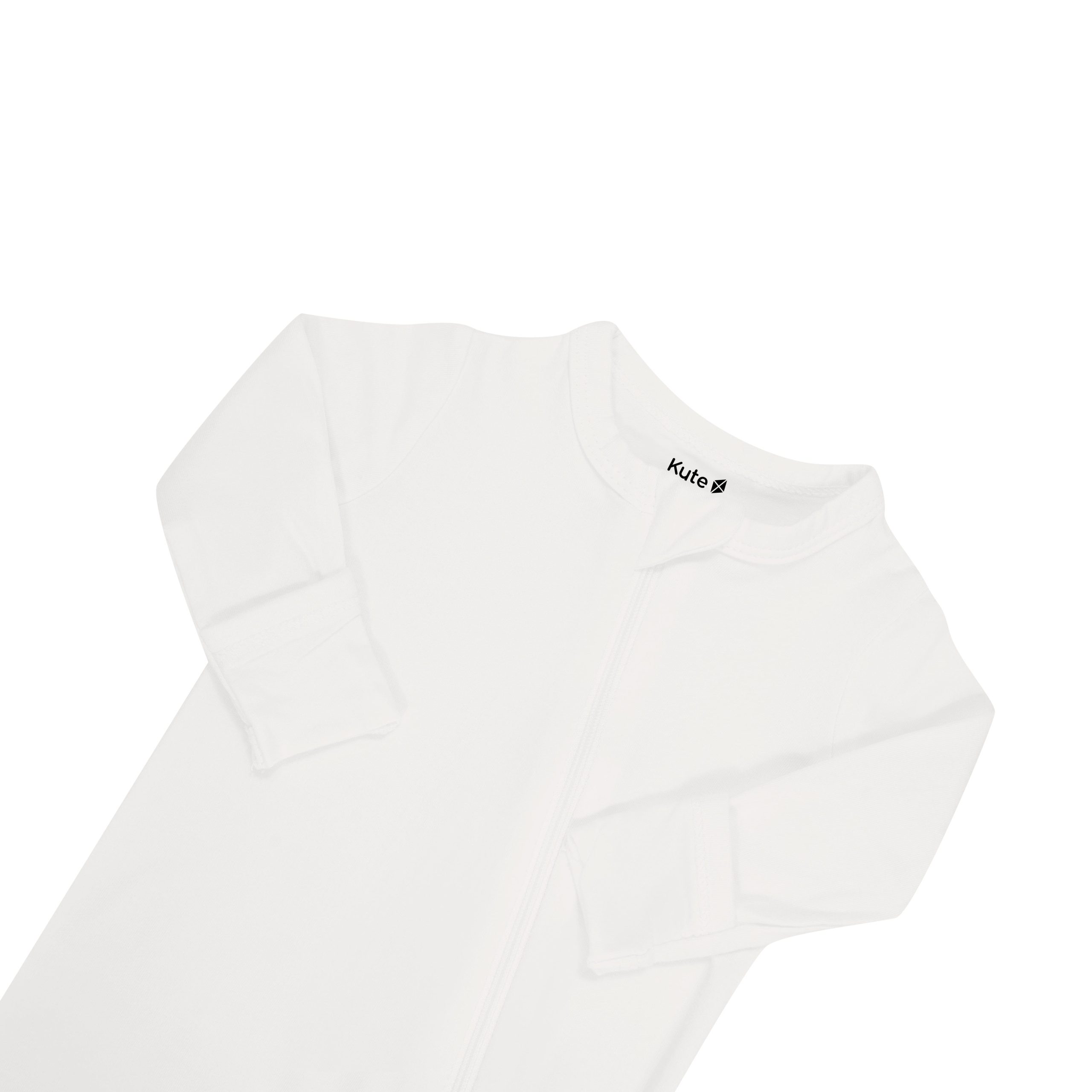Zippered Romper in Cloud - Image 8