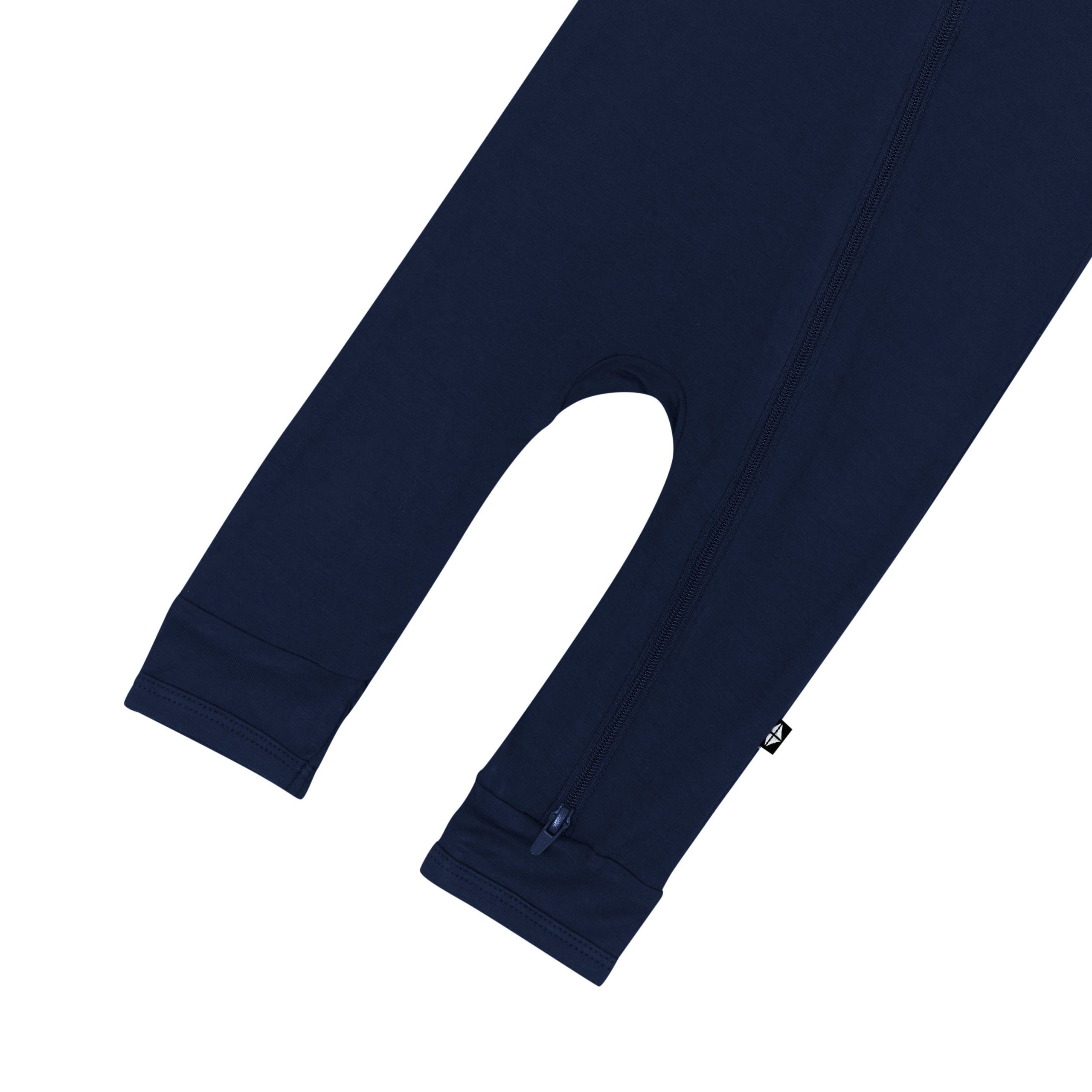 Zippered Romper in Navy - Image 7