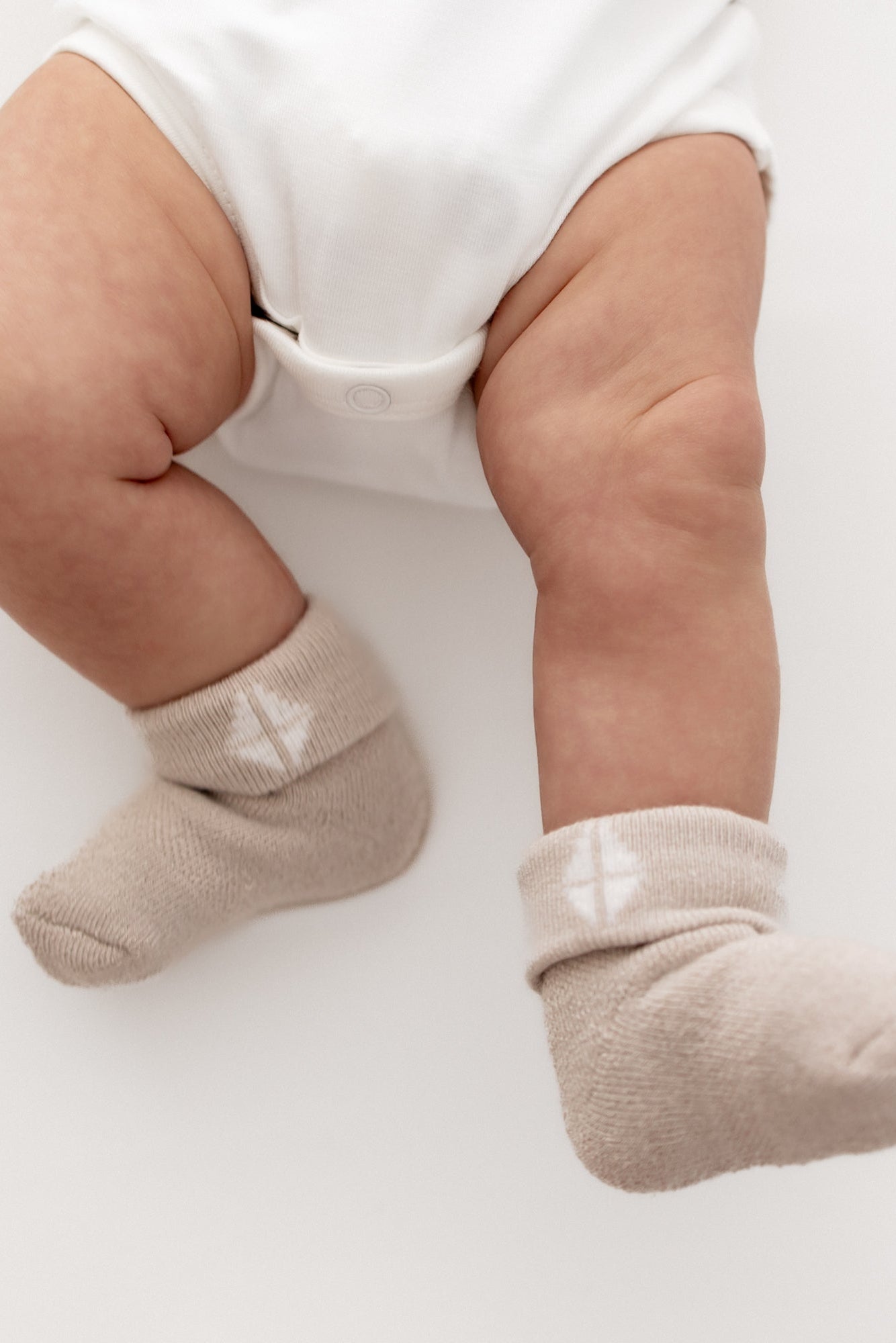 Baby 3-Pack Socks in Neutral - Image 3