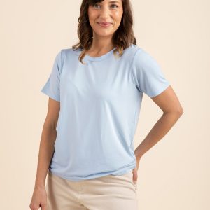 Women's Crew Neck Tee in Breeze